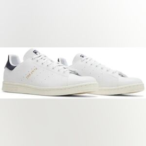 Rare Adidas Stan Smith 'White Collegiate Navy' size 12.5 men's sneakers EUC